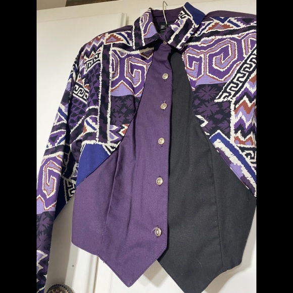 NWT Vintage rough rider Shirt size S💜💜💜💜 - Picture 4 of 8